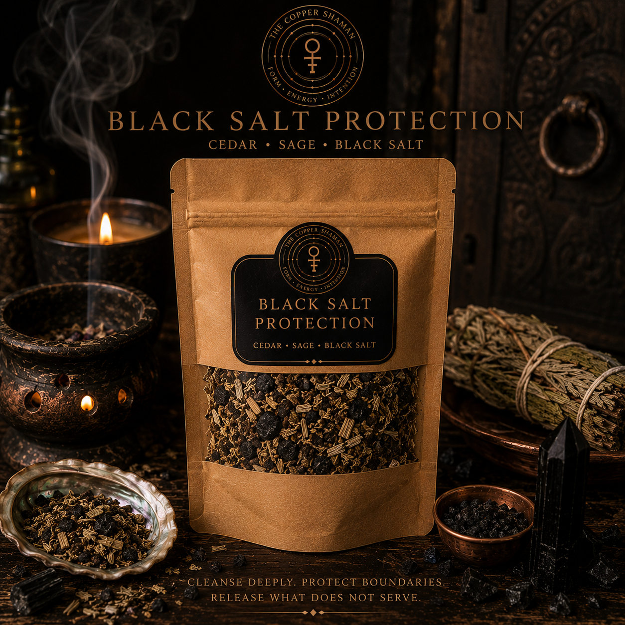 Black Salt Protection Loose Incese