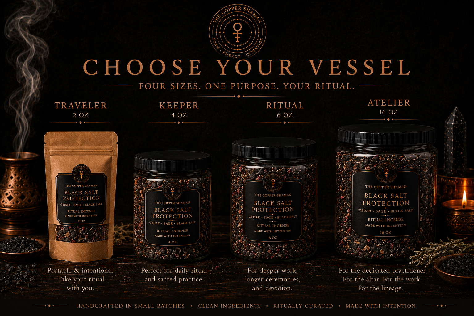 Black Salt Protection Loose Incese