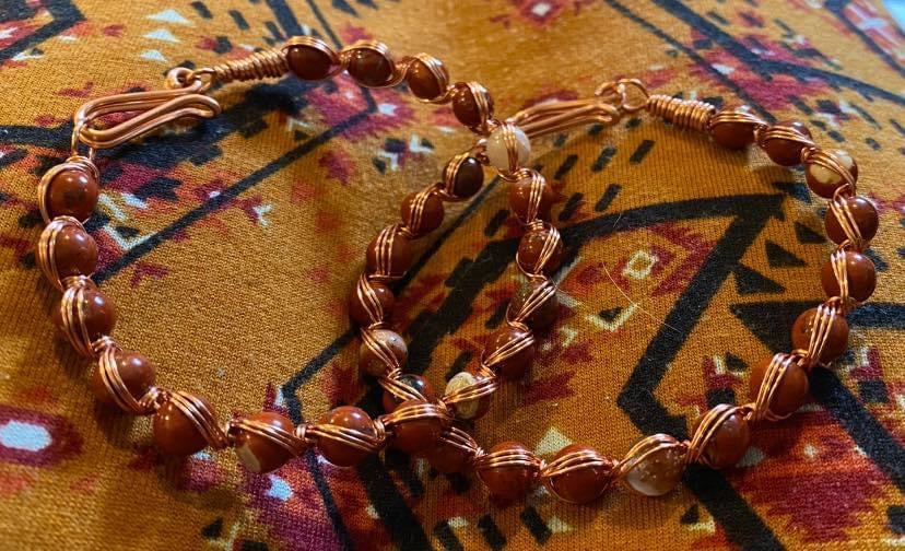 Trinity Wrap Crystal Beaded Bracelet