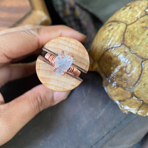 Talisman Raw Crystal Ring