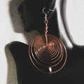 Infinity Spiral Earrings
