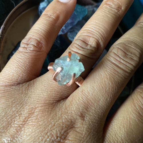 Talisman Raw Crystal Ring